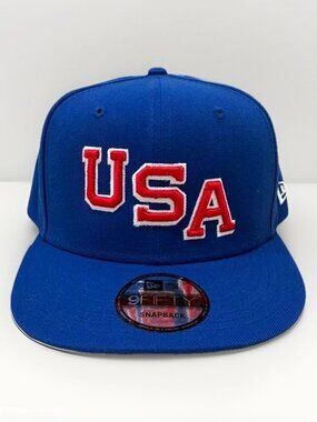 New Era Snapback 59fifty TEAM USA HOCKEY 6 Panel cap hat